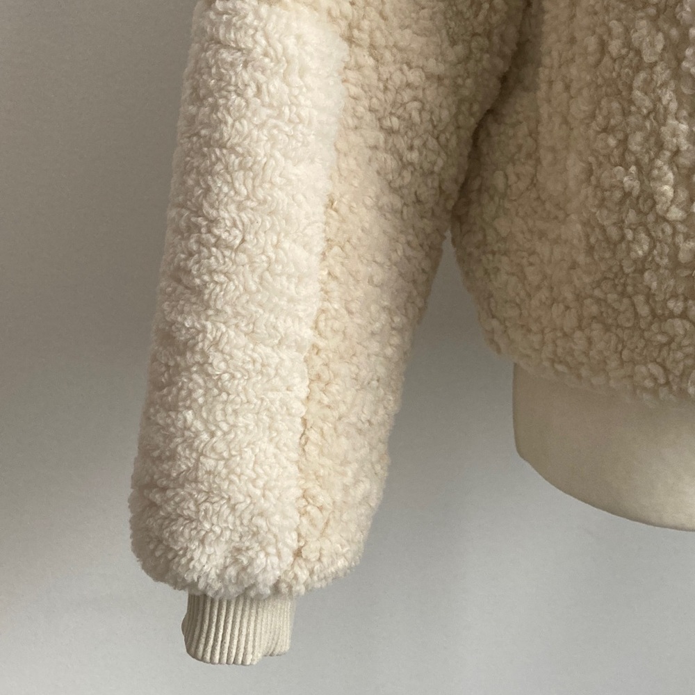 Anthropologie DH New York Sherpa-Fleece Bomber Jacket - Picture 8 of 16